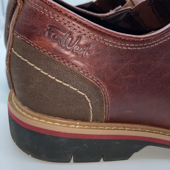 Men’s Far West Leather Slip-On Loafer 9.5 - Picture 5 of 10